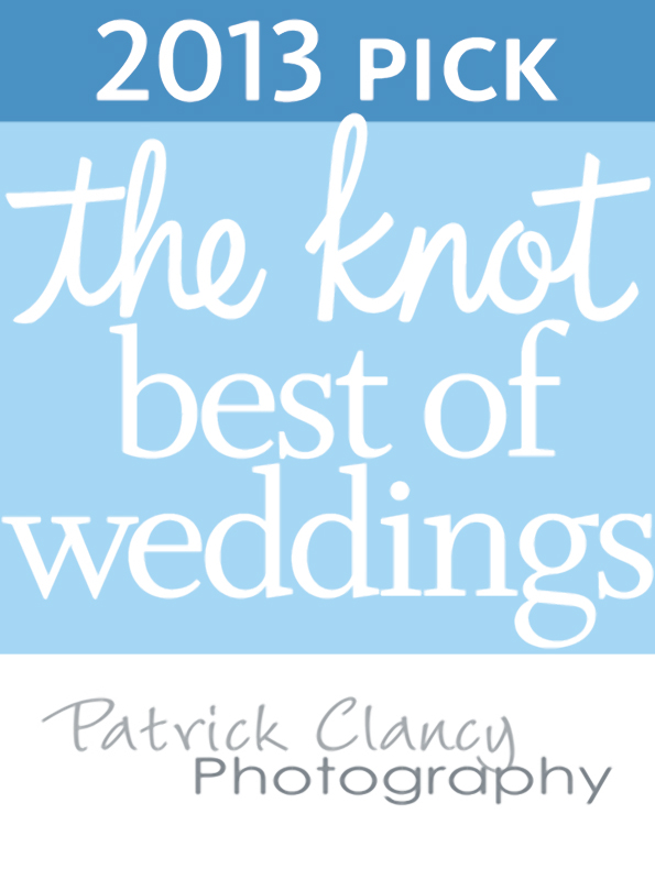 Patrick Clancy Photography selected for The Knot’s “Best of Weddings